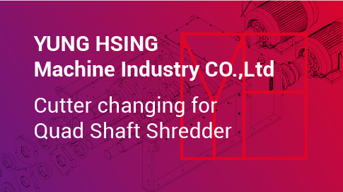 Cutter changing for quad shredder